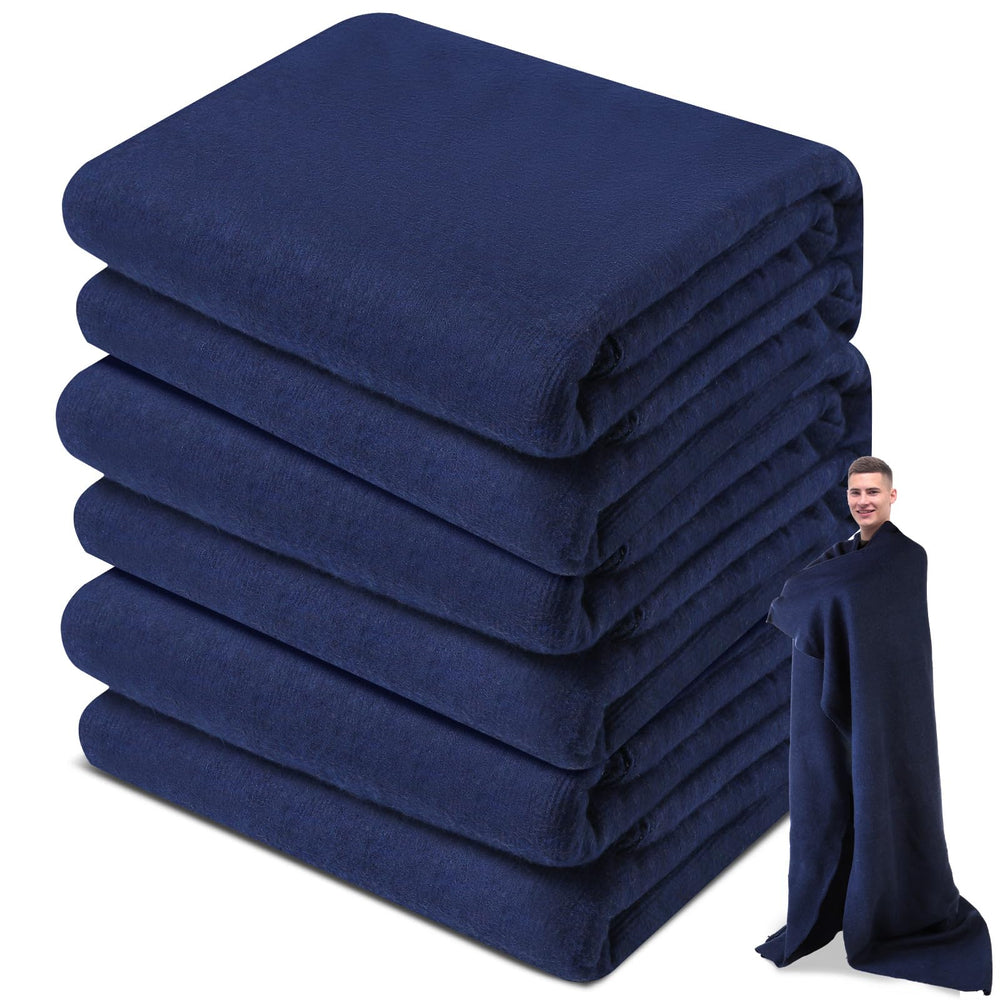 Preboun survival kit travel blanket navy pairs with gear for outdoor readiness.