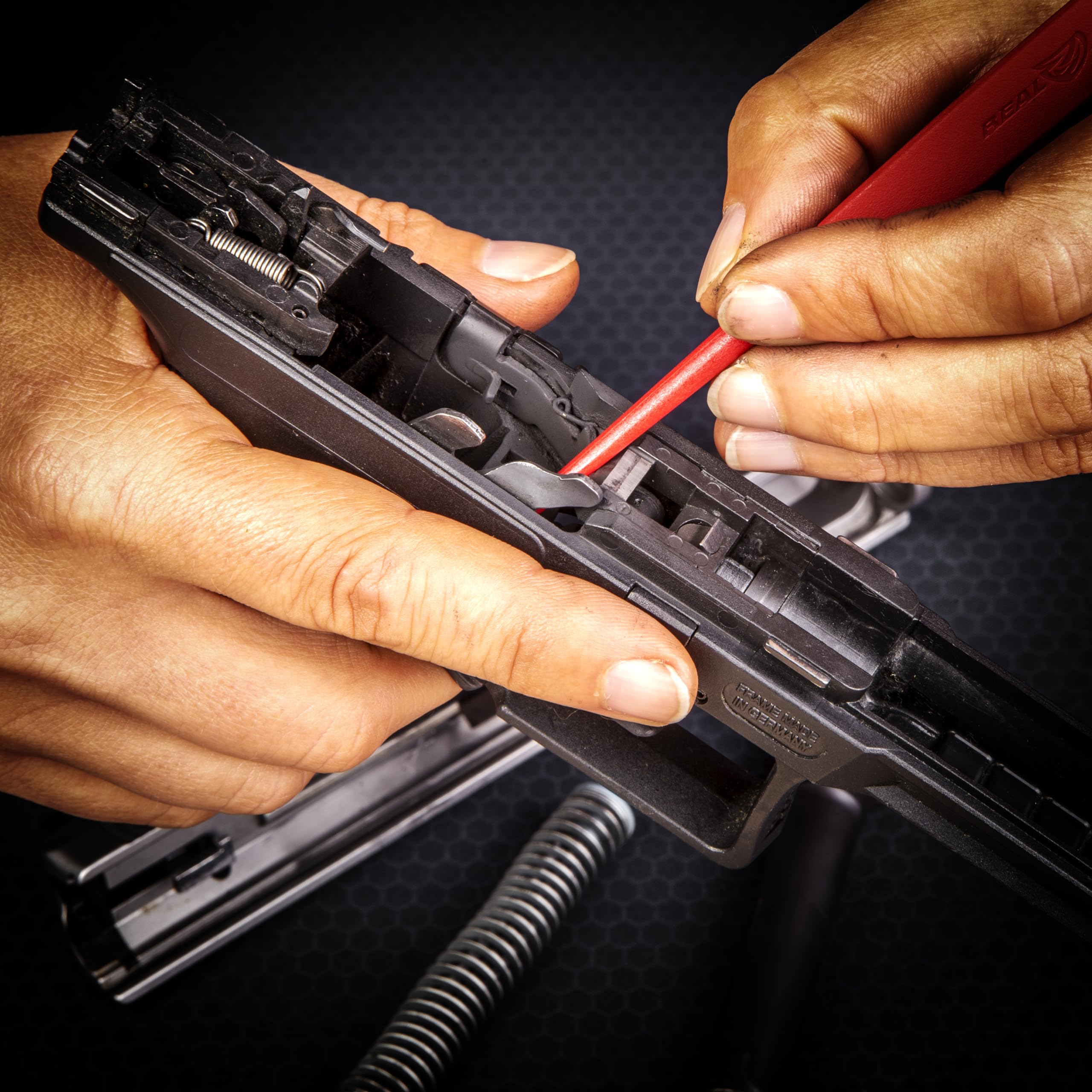 Precision picks and hooks for firearm maintenance