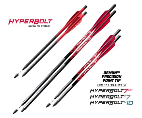 Field points mounted on Demun Hyperbolt tips