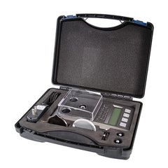 LCD backlit display showing measurements