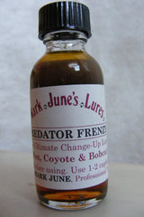 Predator Frenzy Lure bottle showing the change-up scent for attracting foxes, coyotes, and bobcats