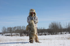 Predator Quest Jack Rabbit Deluxe Call in a woodland setup demonstrates versatile use in thick cover