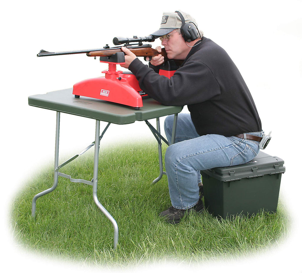 Predator Table folded compactly for storage