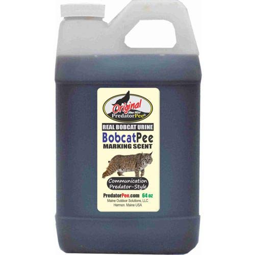 PredatorPee Bobcat Marking Scent bottle signals bobcat presence for scent-based deterrence and territory marking.