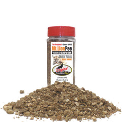 PredatorPee Mt Lion Urine jar shows scent cue for wildlife management and trail marking