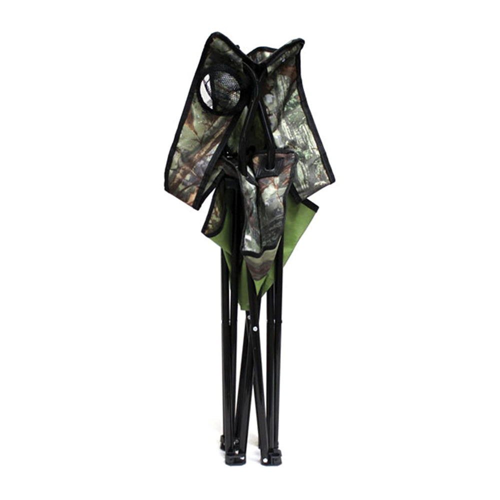 Preferred Nation camo carrying bag view illustrating easy transport.