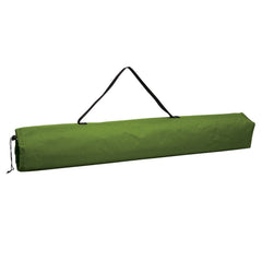 Preferred Nation camo portable chair side view highlighting sturdy frame and armrests.