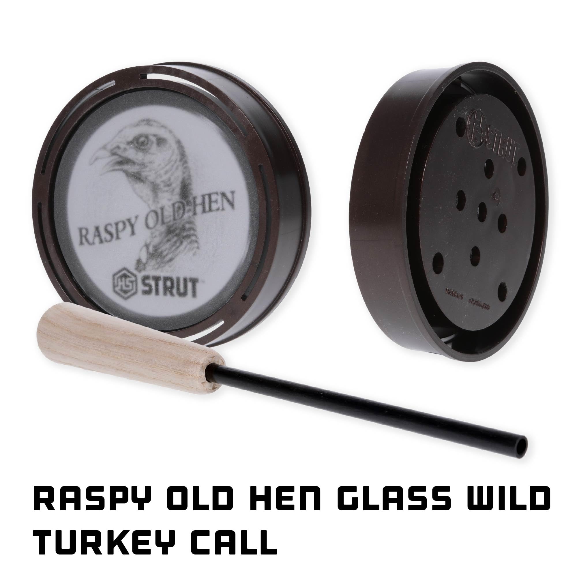 Premium Flex Raspy Old Hen diaphragm call with Infinity Latex reeds