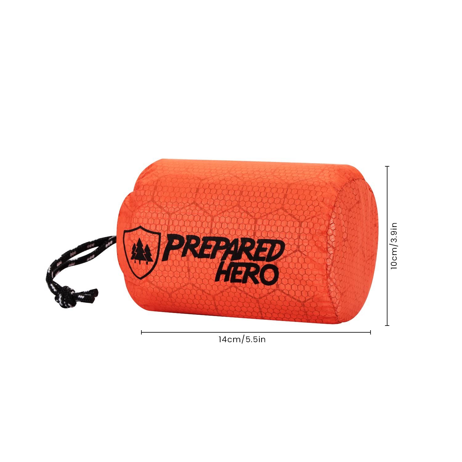 Prepared Hero Survival Bag serves as emergency shelter during camping or hiking