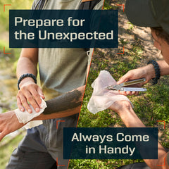 PREPARED4X bamboo disposable towel feels soft on skin during wipes