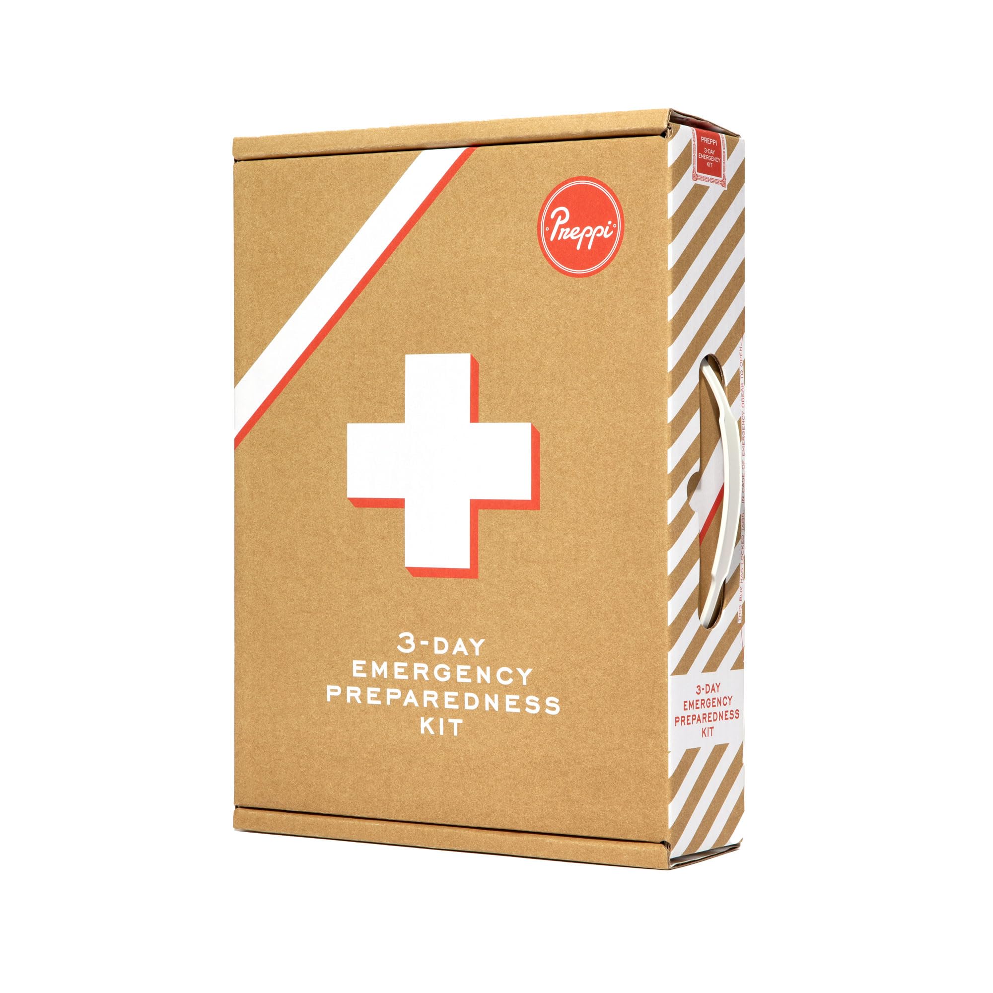 Preppi GoBox first-aid kit inside for quick access.