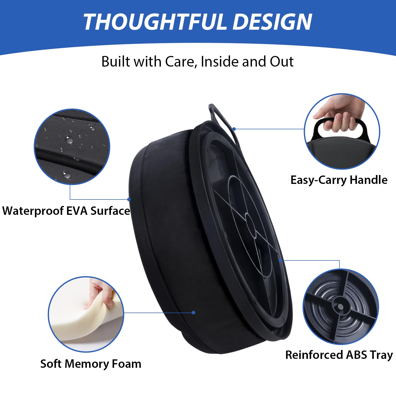 Presentastic 5-gallon fit confirms compatibility with standard buckets.
