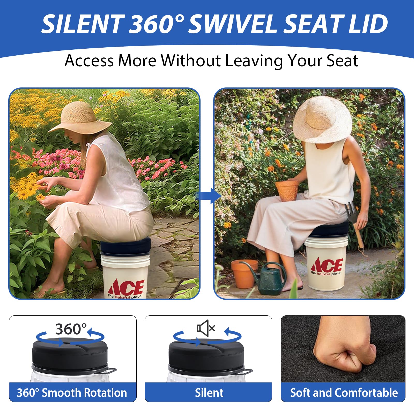 Presentastic portable handle design enables easy transport and quick relocation.