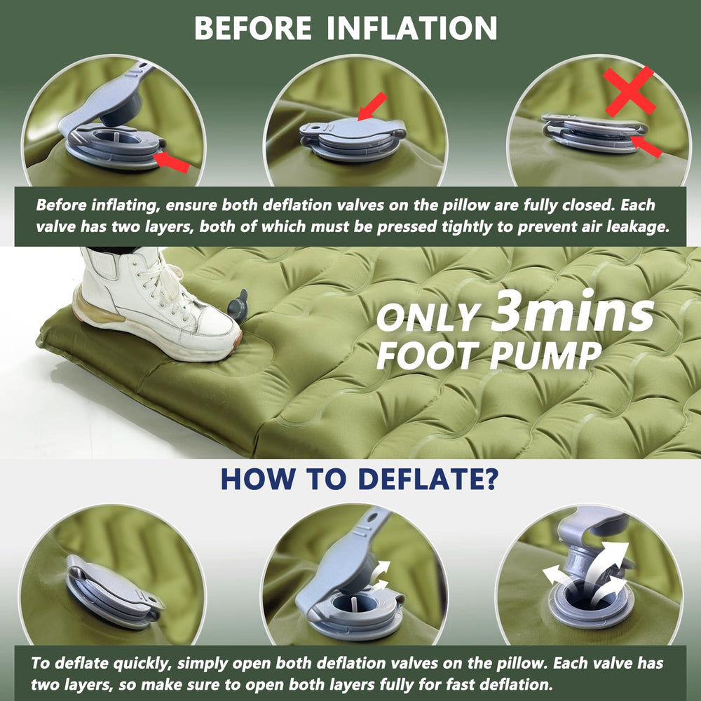 Pretyw ergonomic wave pattern supports various sleeping positions