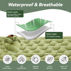 Pretyw dual-layer pillow valves prevent leaks and simplify deflation