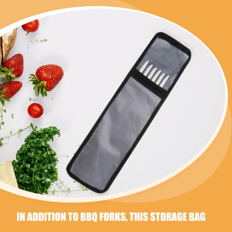 PRETYZOOM BBQ skewers storage bag lightweight design for travel.