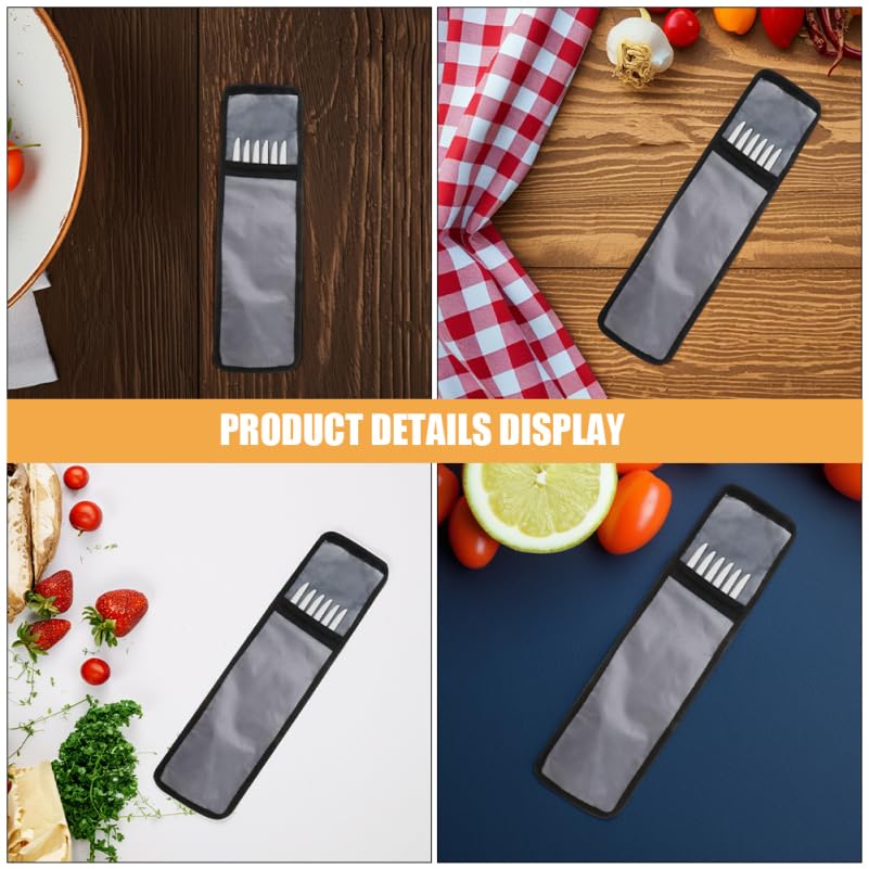 PRETYZOOM BBQ skewers storage bag thickened Oxford cloth material.