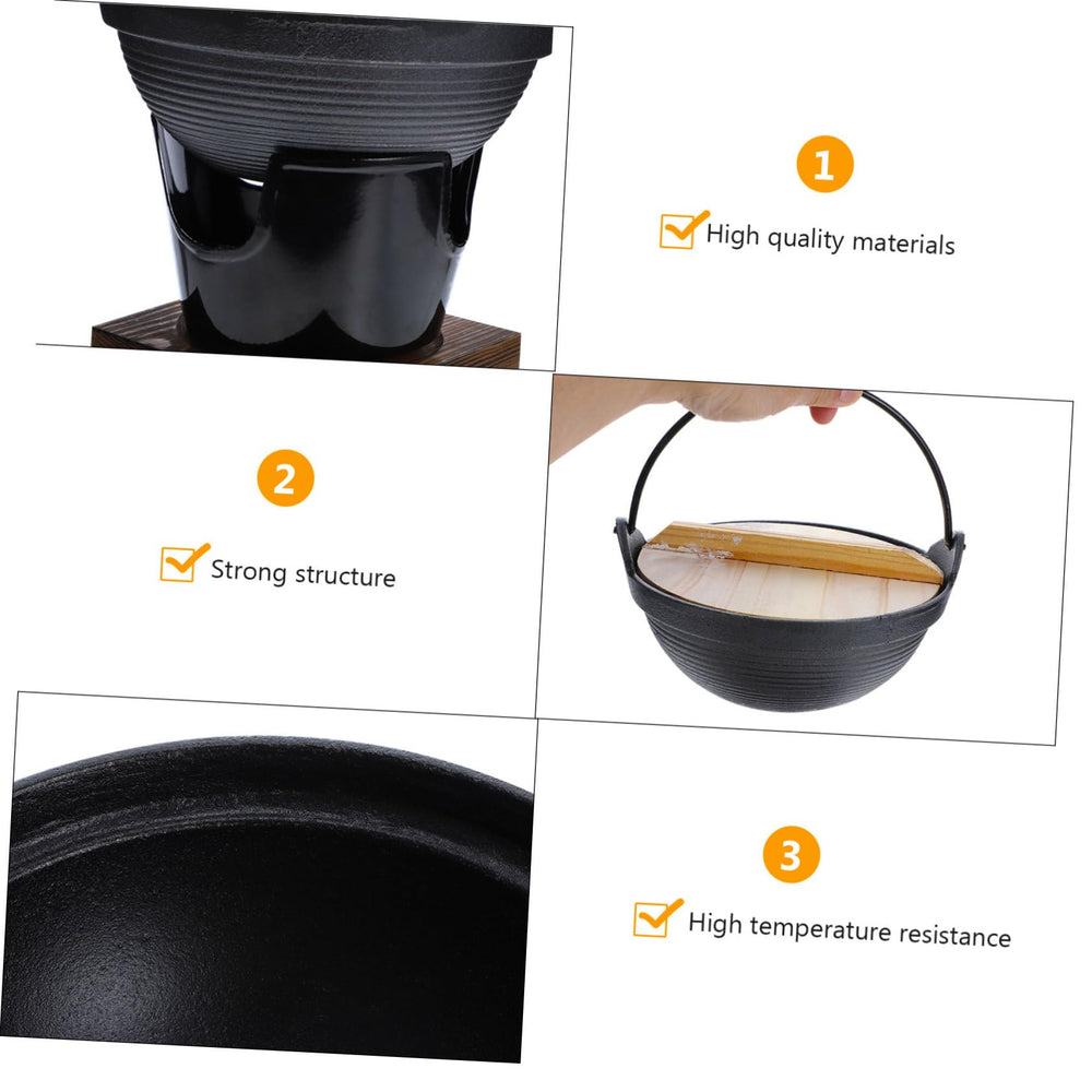 PRETYZOOM sukiyaki set for portable camping meals