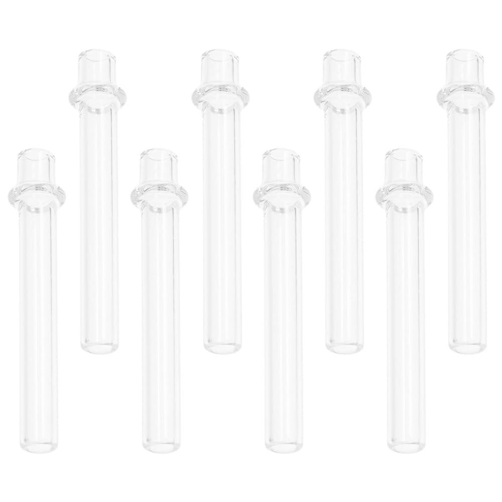 PRETYZOOM glass tube closeup, assembly-ready wick support and tidy maintenance.