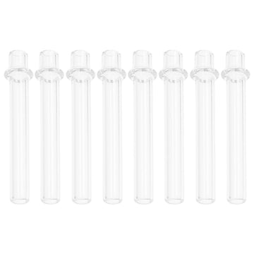 PRETYZOOM glass wick holder closeup, clear glass for stable lamp burning.