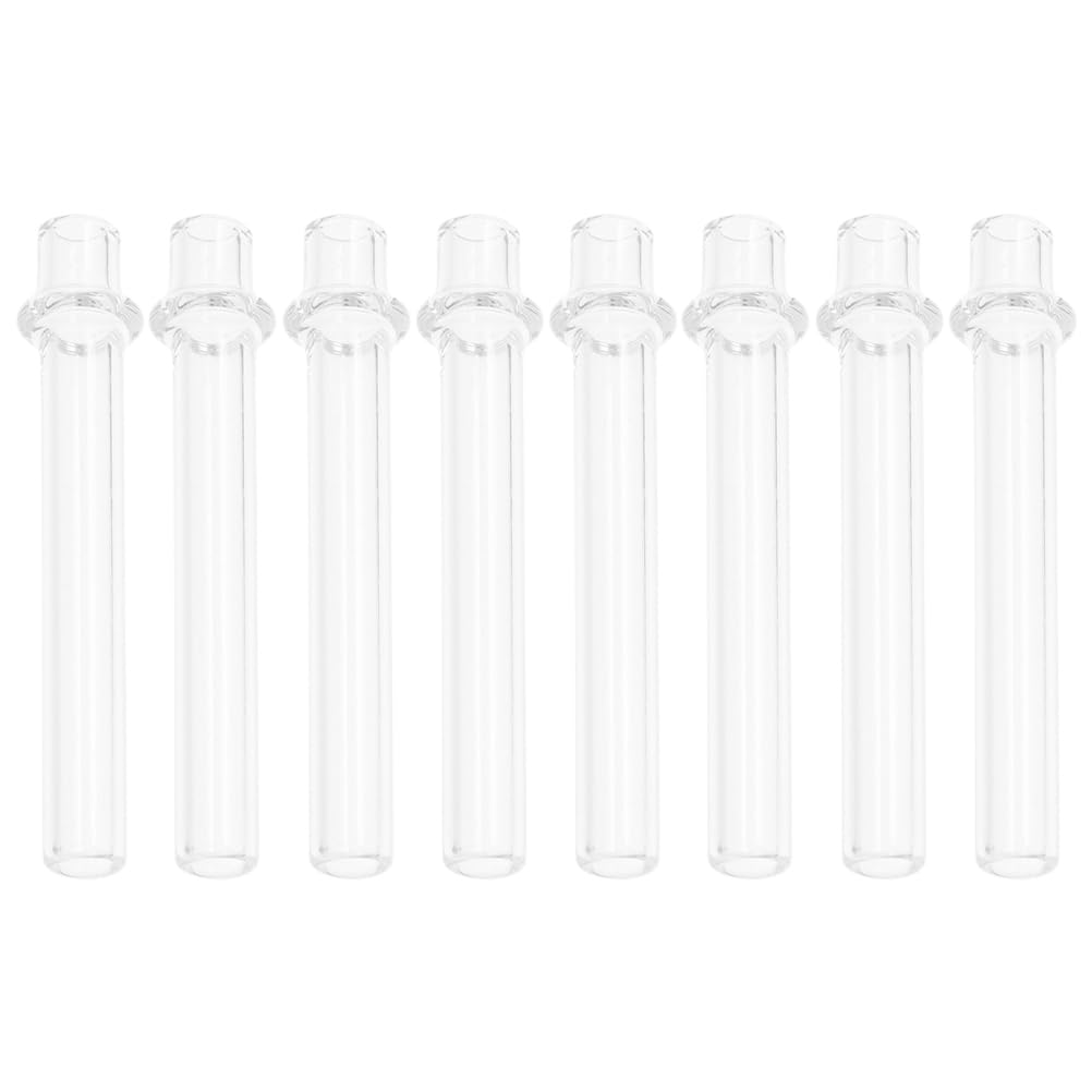 PRETYZOOM glass wick holder closeup, clear glass for stable lamp burning.