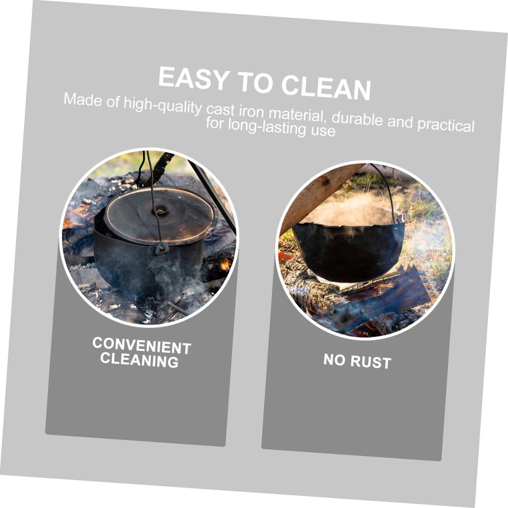 PRETYZOOM open-fire cooking setup in use