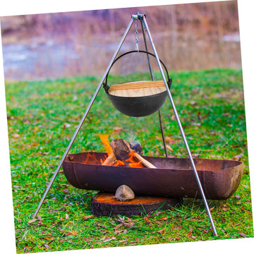 PRETYZOOM soup and noodles prepared on camp stove