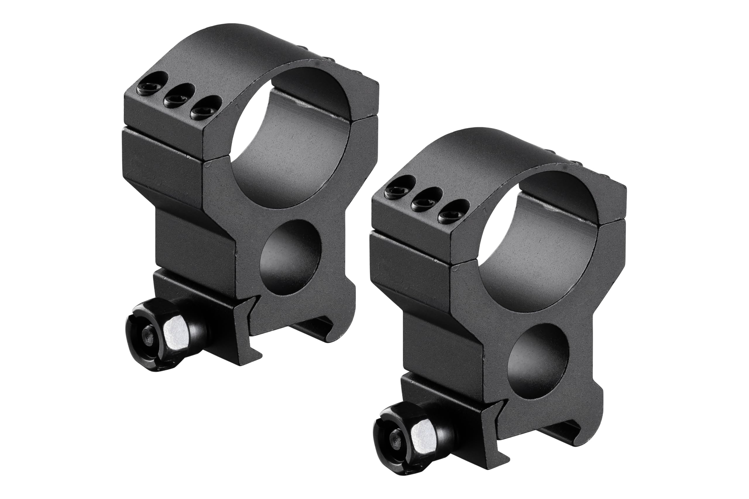 Primary Arms 30mm tactical rings provide extra-high mounting for precise alignment on 1913 Picatinny rails