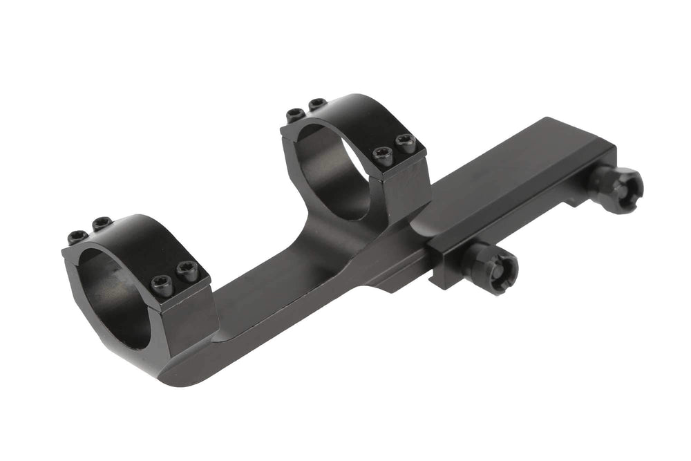 Primary Arms Deluxe Extended Scope Mount installed on a rifle with space for optics.