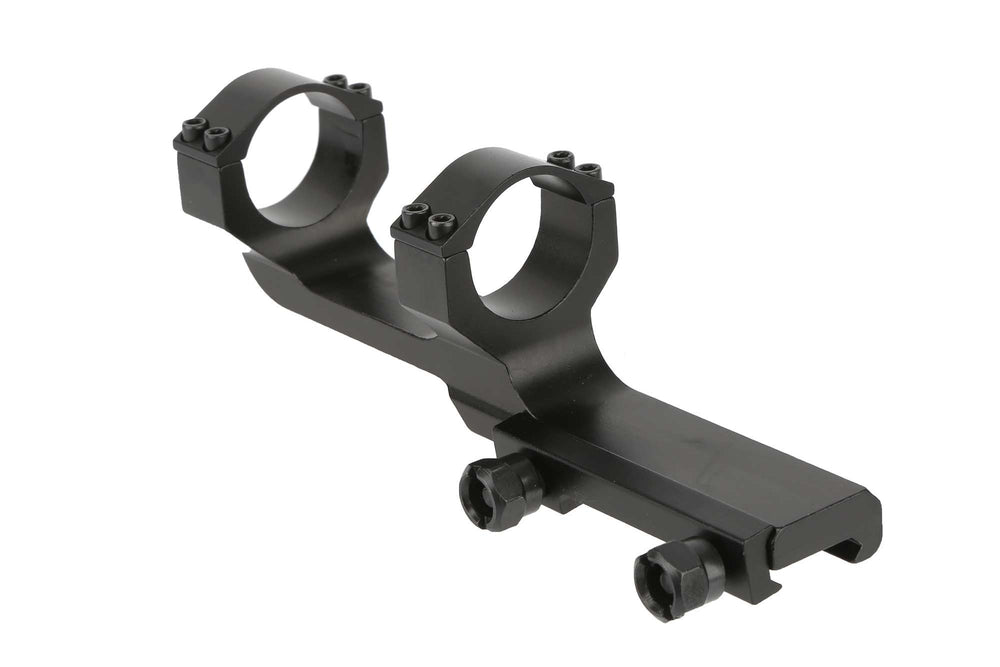 Primary Arms Deluxe Extended Scope Mount profile shows 1.5-inch height above rail.