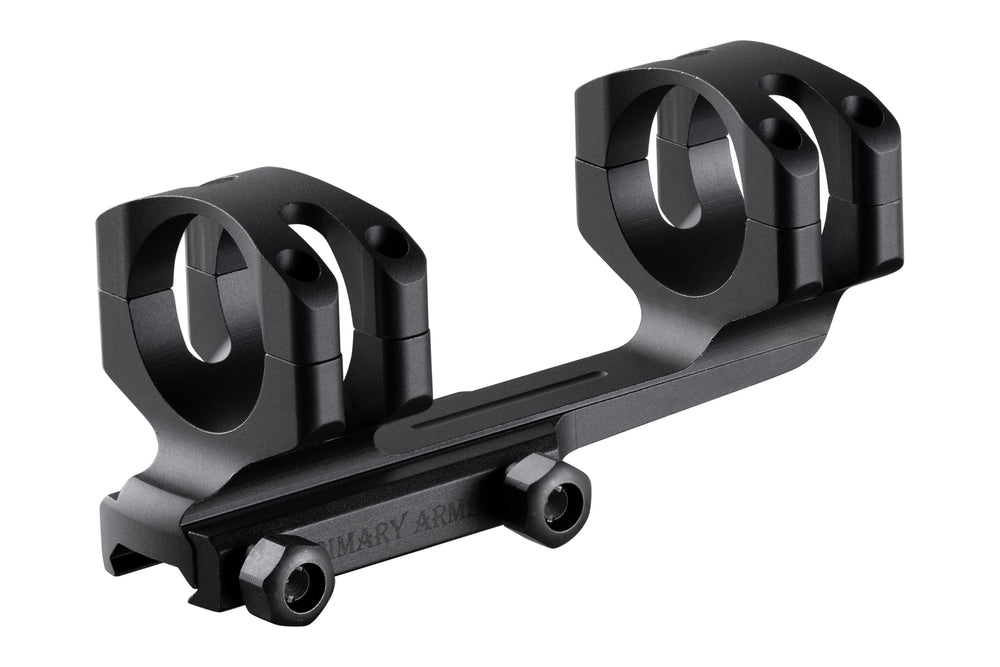 Primary Arms GLx mount featuring integral recoil lugs and tactical thumbscrews for heavy recoil.