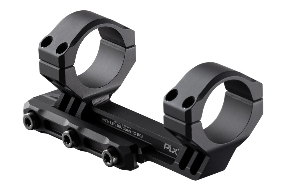 Primary Arms PLx 30mm mount with 20 MOA cant for extended elevation planning