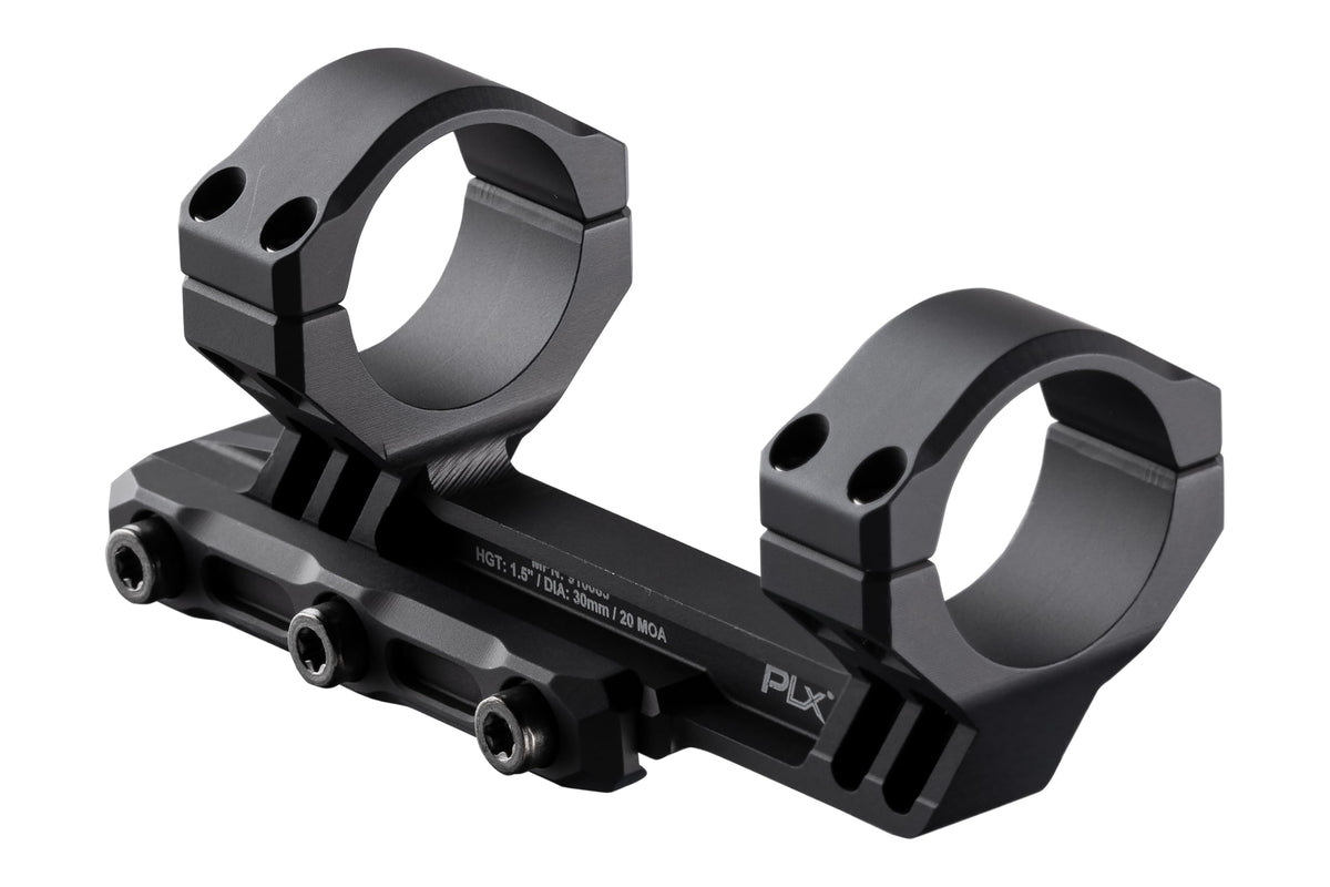 Primary Arms PLx 30mm mount with 20 MOA cant for extended elevation planning