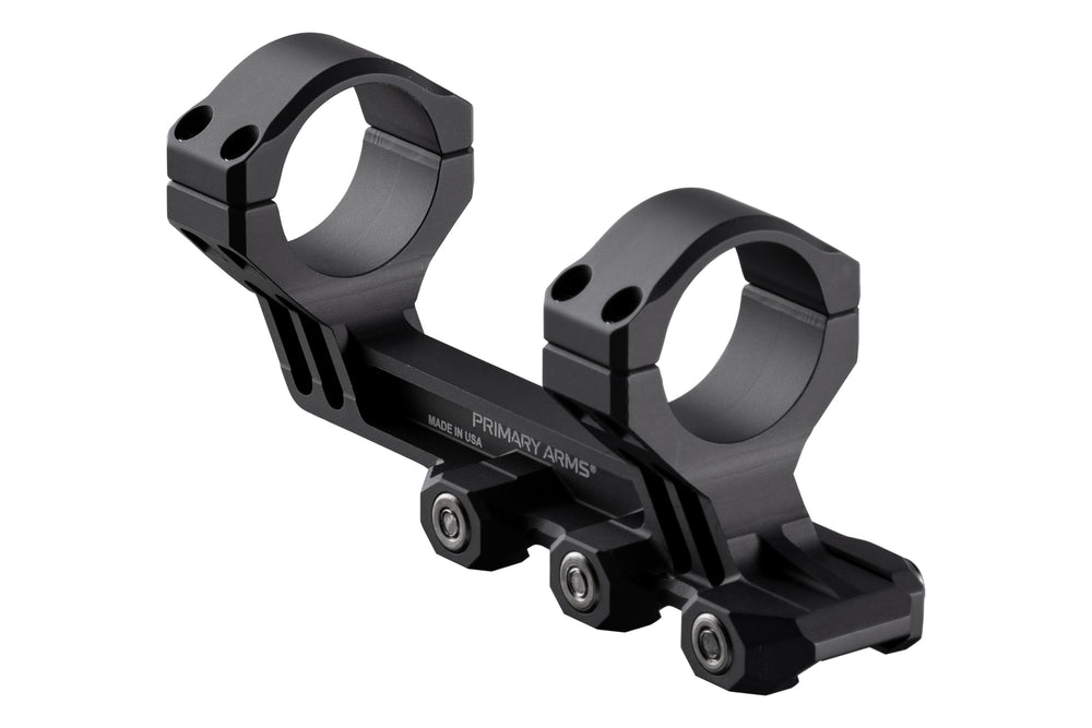 Primary Arms PLx 30mm mount showcasing three bolt design for stronger hold