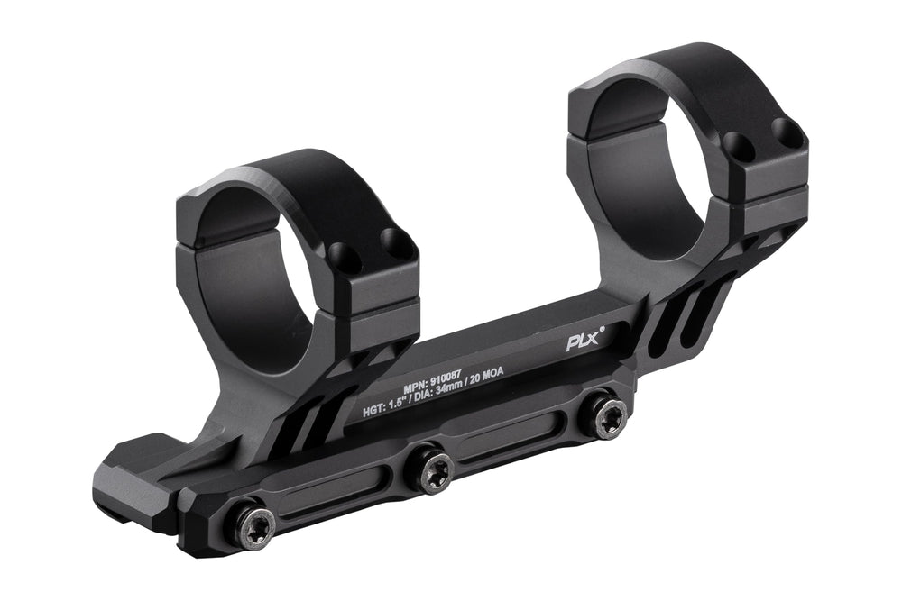 Primary Arms PLx 34mm mount crafted from 7075 aluminum for durability.