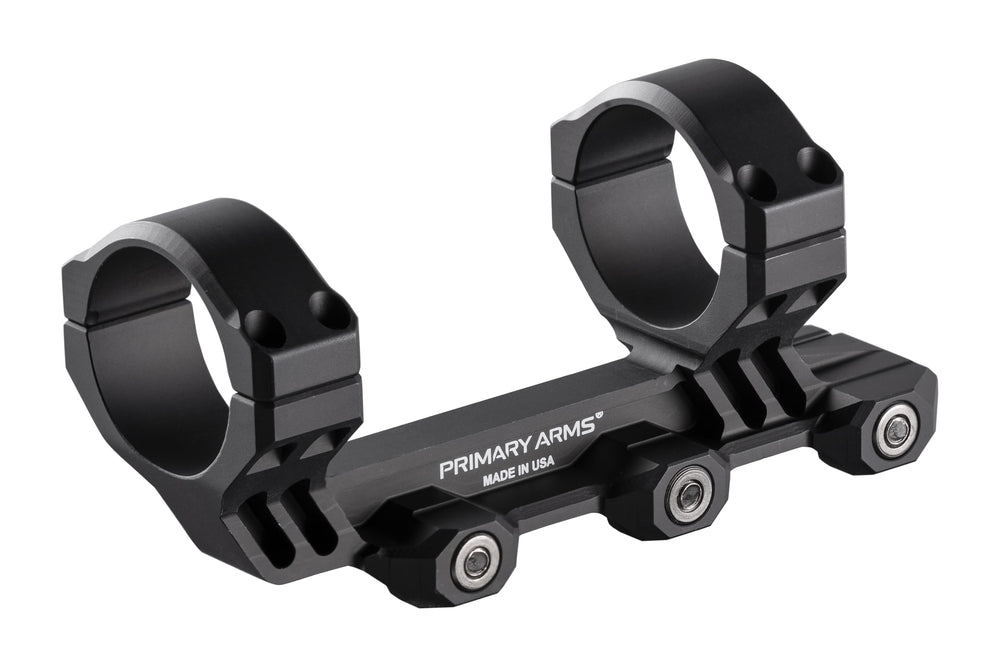 Primary Arms PLx 34mm mount with dual recoil lugs maintaining alignment.