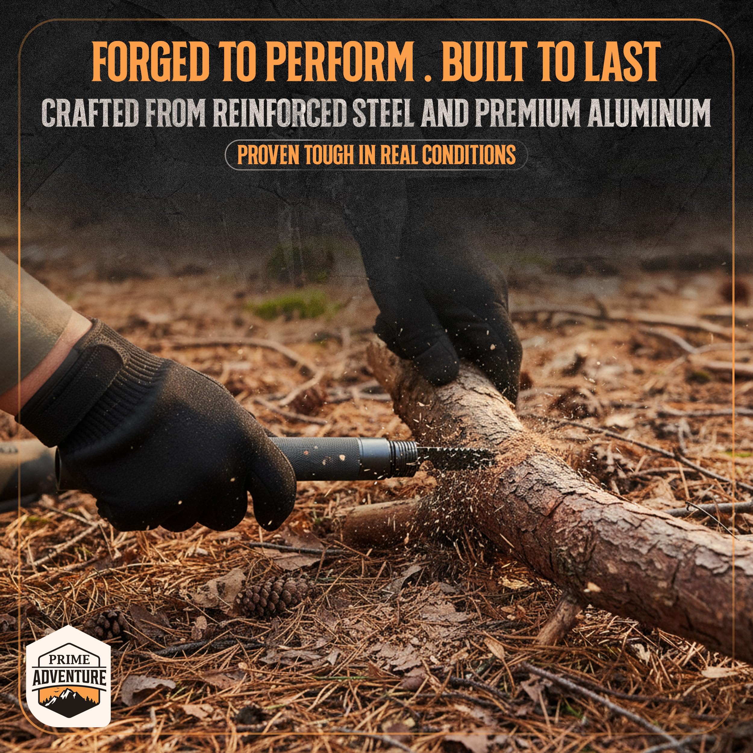 Prime Adventure 3.74-pound weight balances sturdiness with portability on hikes.
