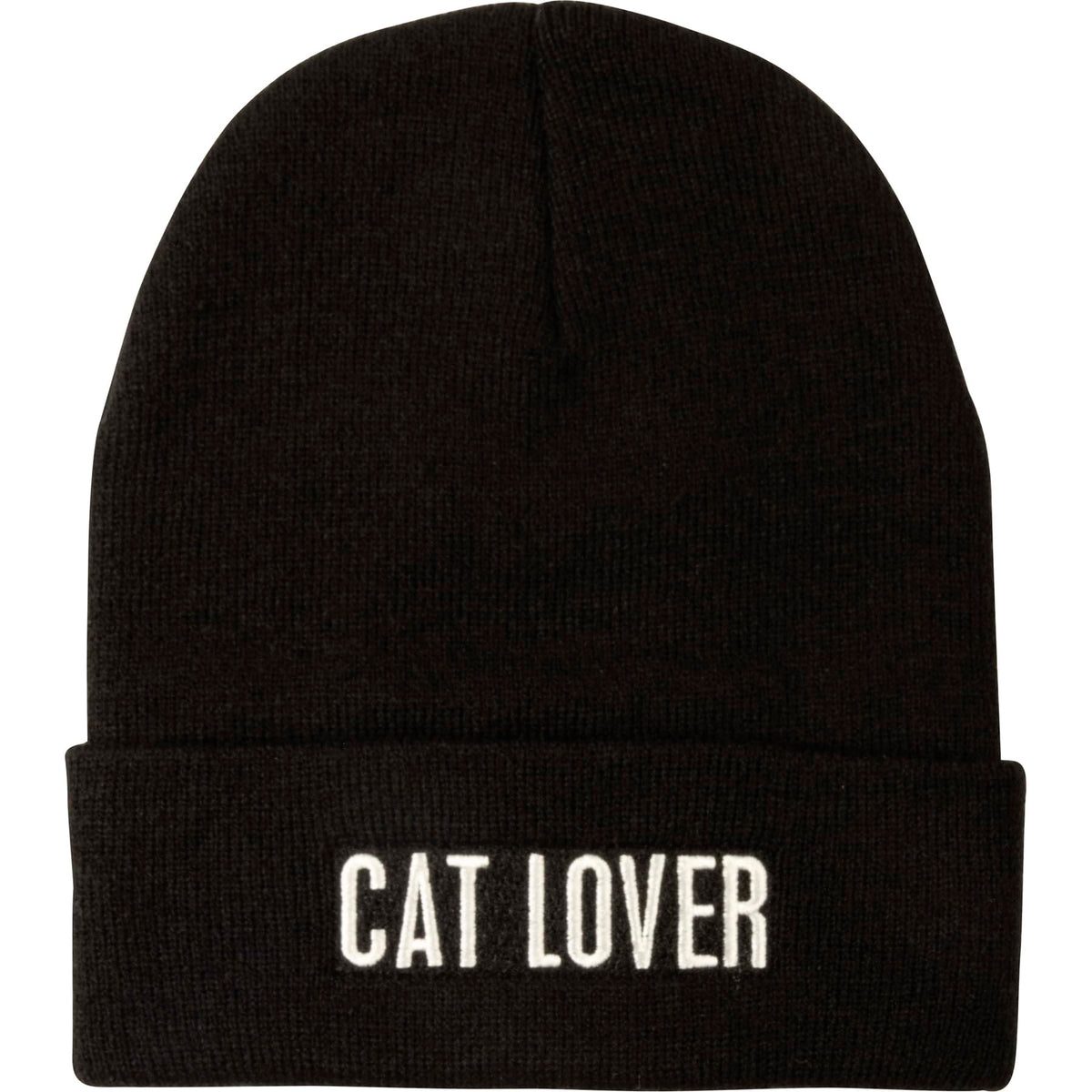 Primitives by Kathy cat lover beanie in black for cozy daily wear.