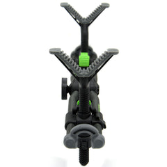 Adjustable height and tilt mechanism of the gun rest