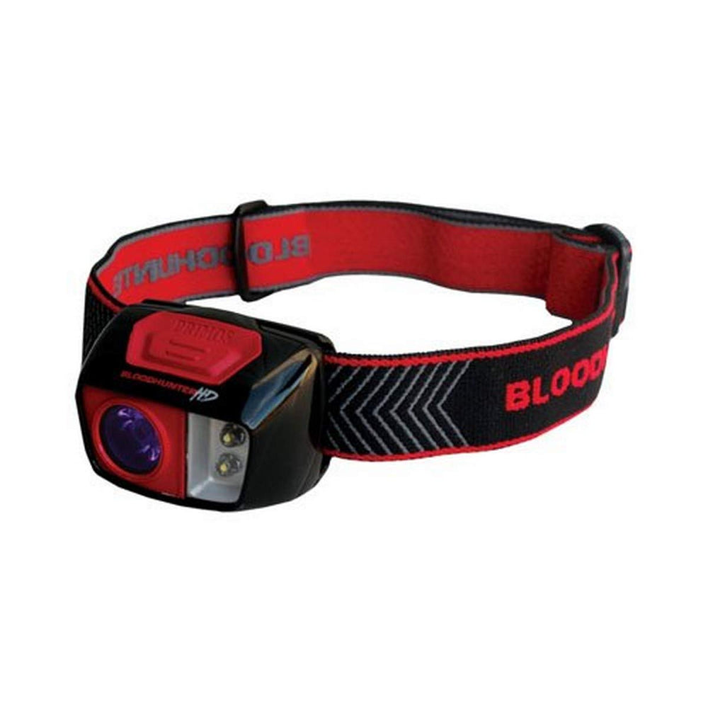 PRIMOS Bloodhunter HD Head Lamp orange enables hands-free blood tracking in the field.