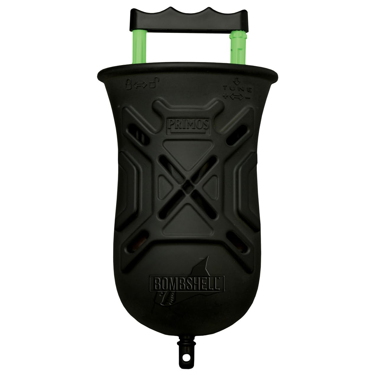 PRIMOS Bombshell PS209 turkey call front view for realistic field calls.
