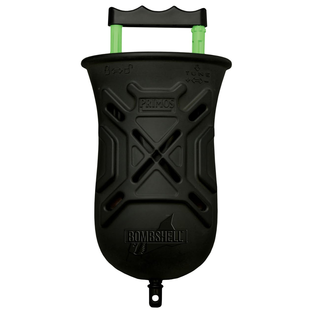 PRIMOS Bombshell PS209 turkey call front view for realistic field calls.
