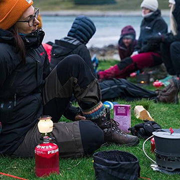 PRIMOS camping pack-ready canister is ideal for light backpacking.