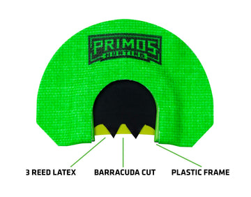 PRIMOS Deb mouth call with three reed latex for yelps, purrs, and kee-kees