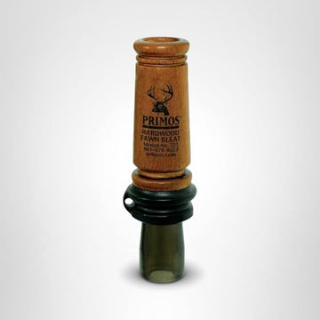 PRIMOS hardwood fawn bleat call in the woods for natural deer calling