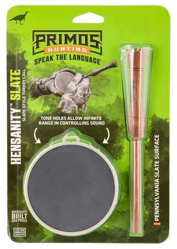 Primos Hensanity slate turkey pot call with one-piece striker PS298