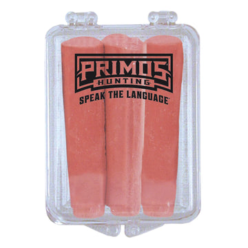 PRIMOS box call chalk orange, wax-free for smooth call maintenance