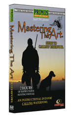 PRIMOS Mastering The Art Waterfowl DVD cover highlighting hunting calls training for field success.
