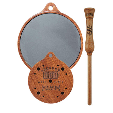 PRIMOS Jackpot Slate pot with exotic hardwood tone for crisp turkey notes.