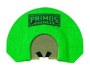 PRIMOS Karen Hen House green turkey mouth call delivers crisp front and raspy back tones.
